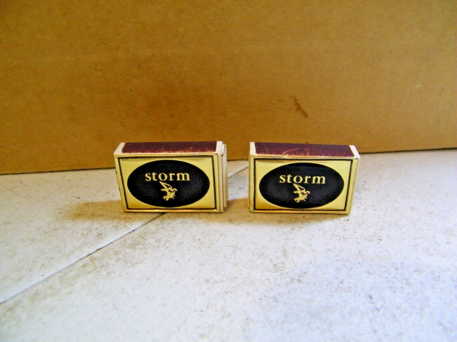 2 Vtg. Matchbooks Storm Made In Sweden