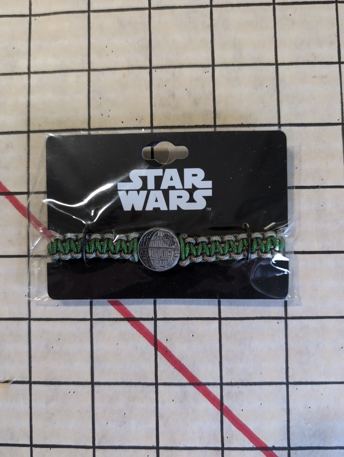 Salesone Star Wars Death Star Paracord Bracelet Green Gray Collectible Jewelry Salesone Star Wars Death Star Paracord Bracelet Green Gray Collectible Jewelry