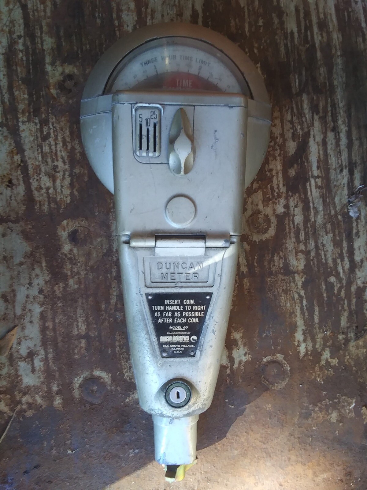 Vintage Duncan Parking Meter Working, Duncan 60 original Vintage Duncan Parking Meter Working, Duncan 60 original