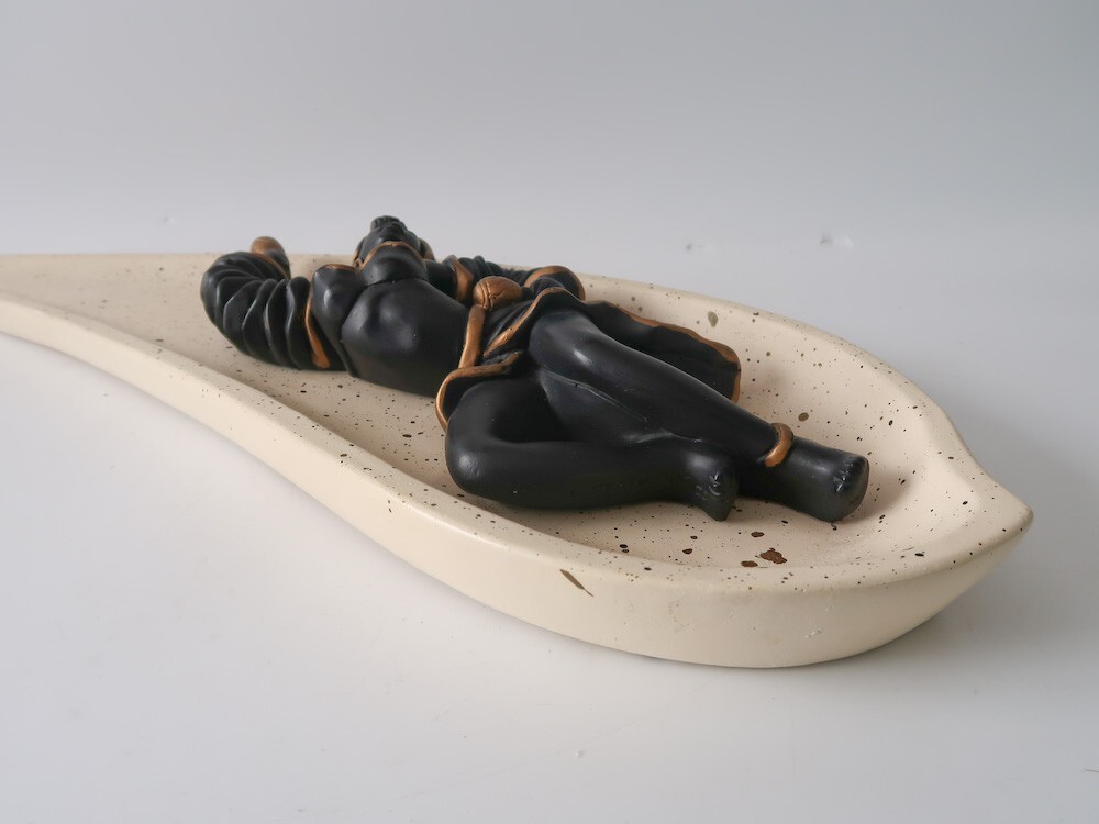 Vintage 1956 UNIVERSAL STATUARY  Chicago  African American Wall Hanging Décor