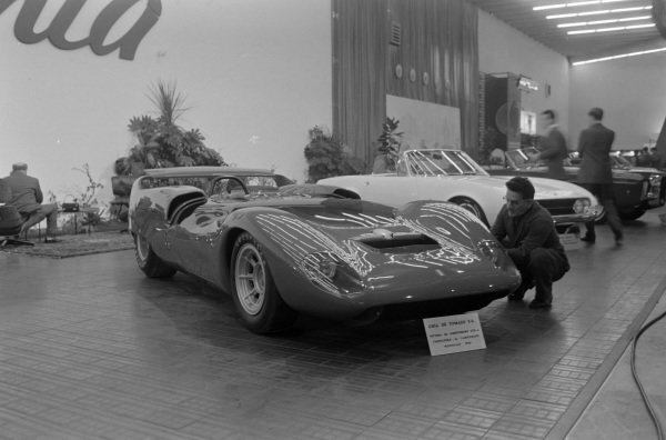 De Tomaso 70P Motor Show Advertising 1965 Car Old Photo 2 De Tomaso 70P Motor Show Advertising 1965 Car Old Photo 2