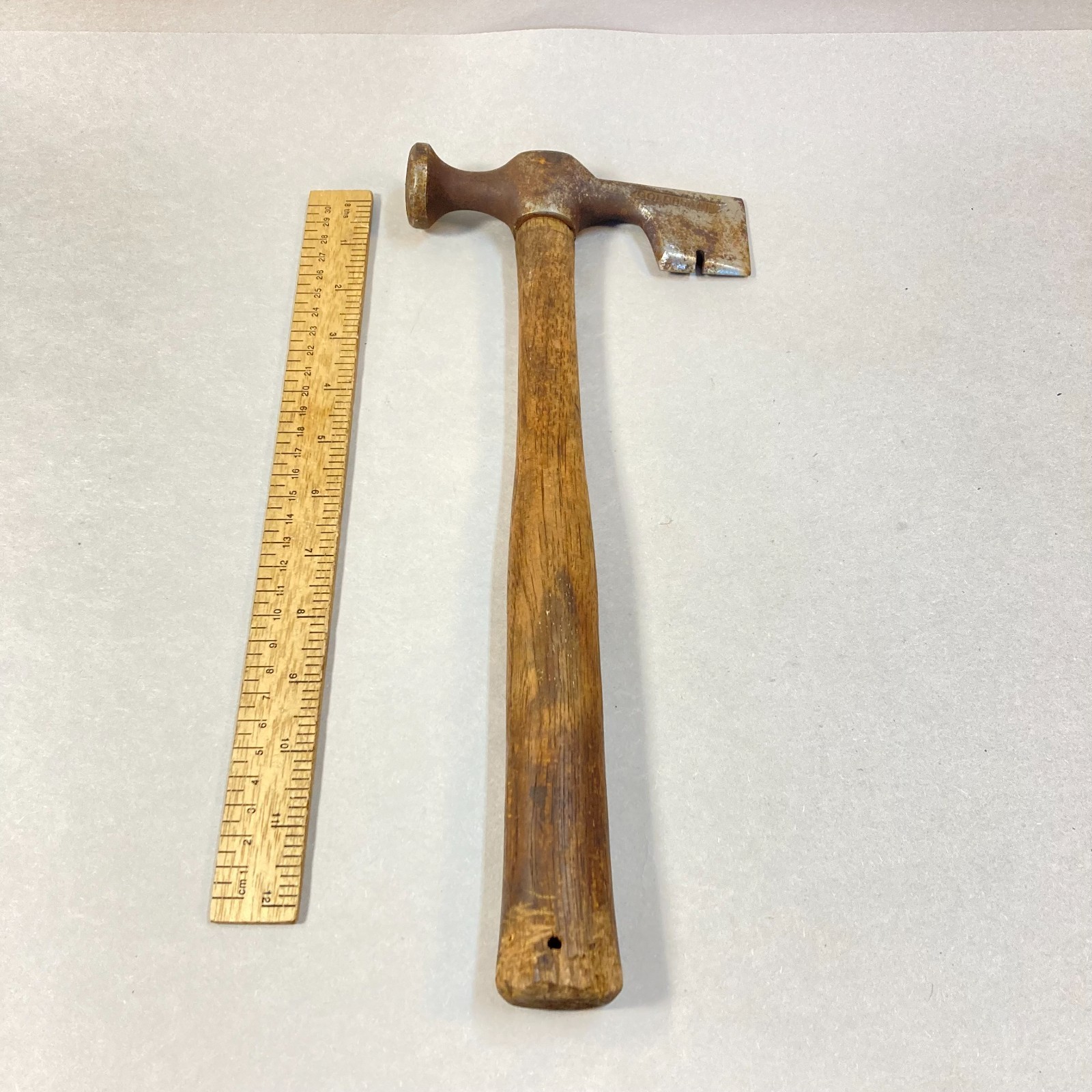 Vintage Goldblatt Roofing Hammer Hatchet Milled Face 13 1/2\