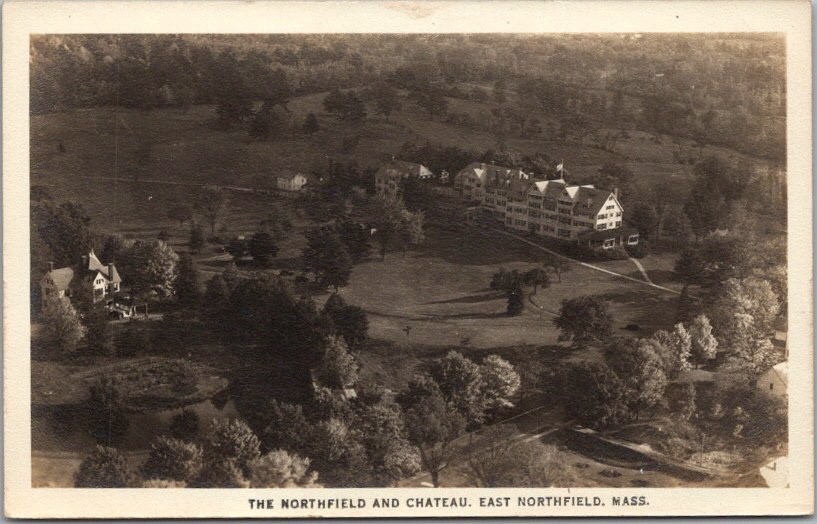 1940s East Northfield, Mass. RPPC Photo Postcard \