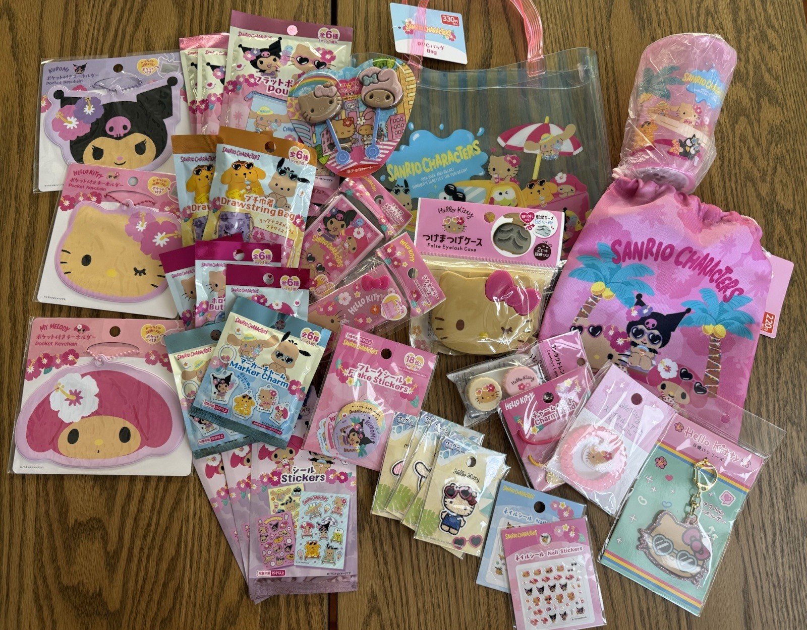 DAISO/SERIA DONQ Tanned Summer ‘26 Sanrio Collab 35 Piece Lot