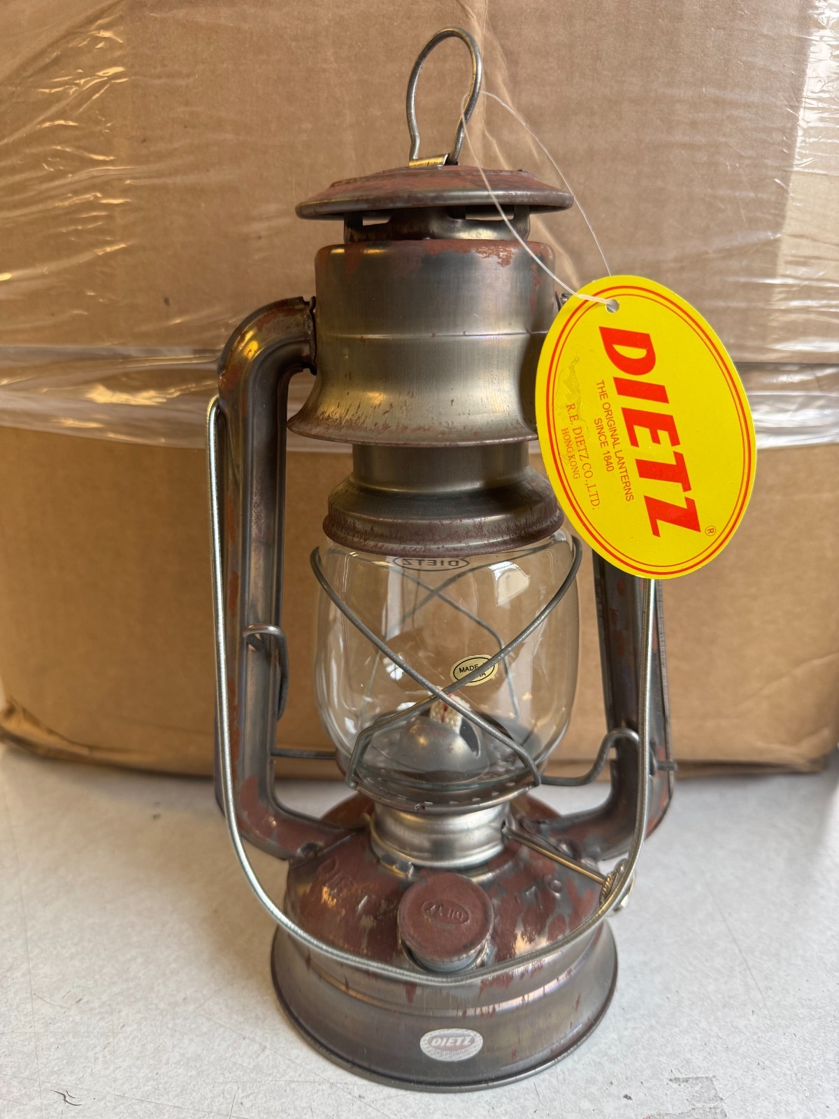 Dietz #76 Original unfinished Kerosene Lantern Never Used