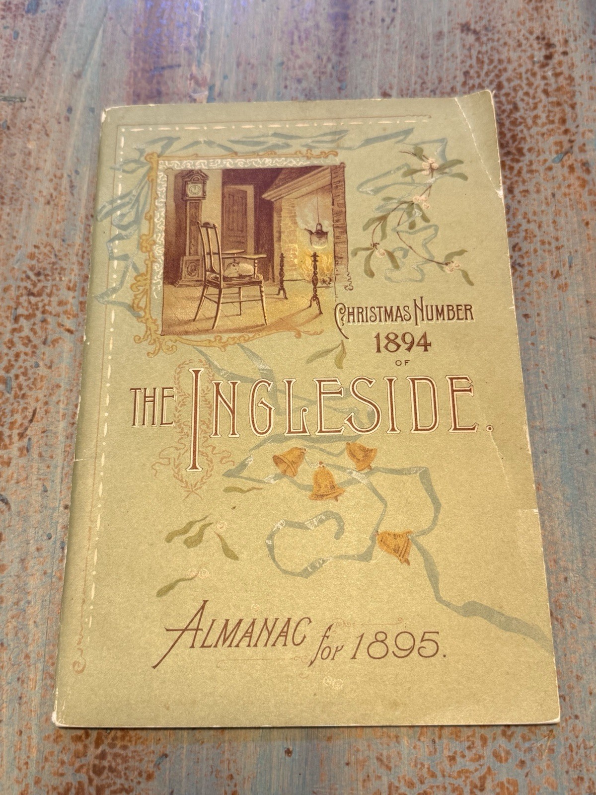 1895 The Ingleside Christmas Number Almanac United States Life Insurance Booklet