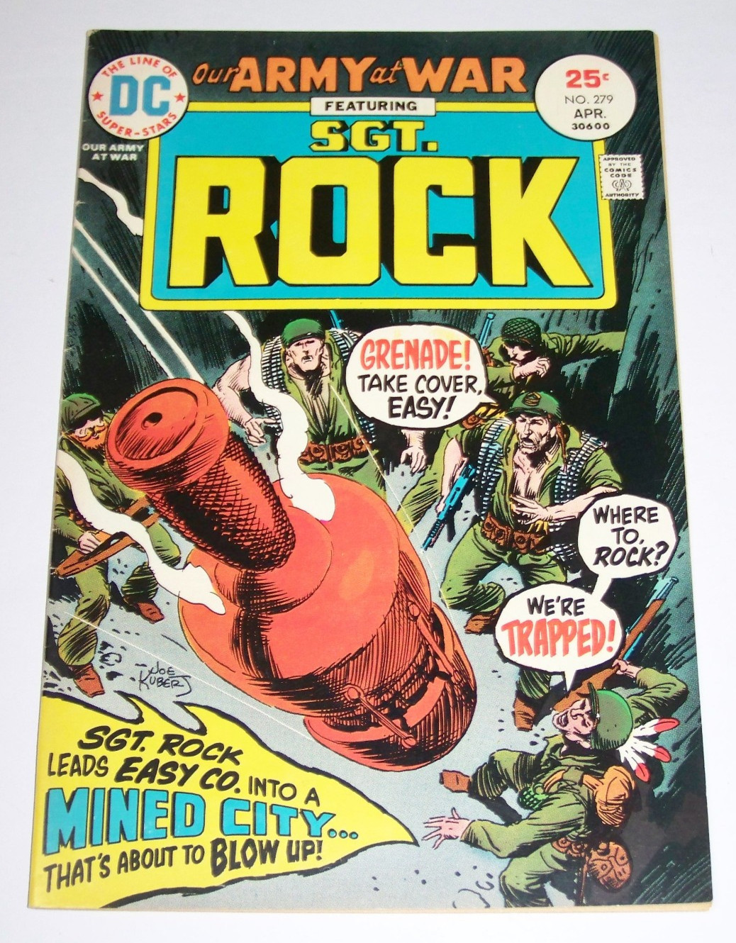 Our Army At War # 279 Veryfine- 7.5 DC Comic Book SGT. Rock Easy Co. 1975 Our Army At War # 279 Veryfine- 7.5 DC Comic Book SGT. Rock Easy Co. 1975