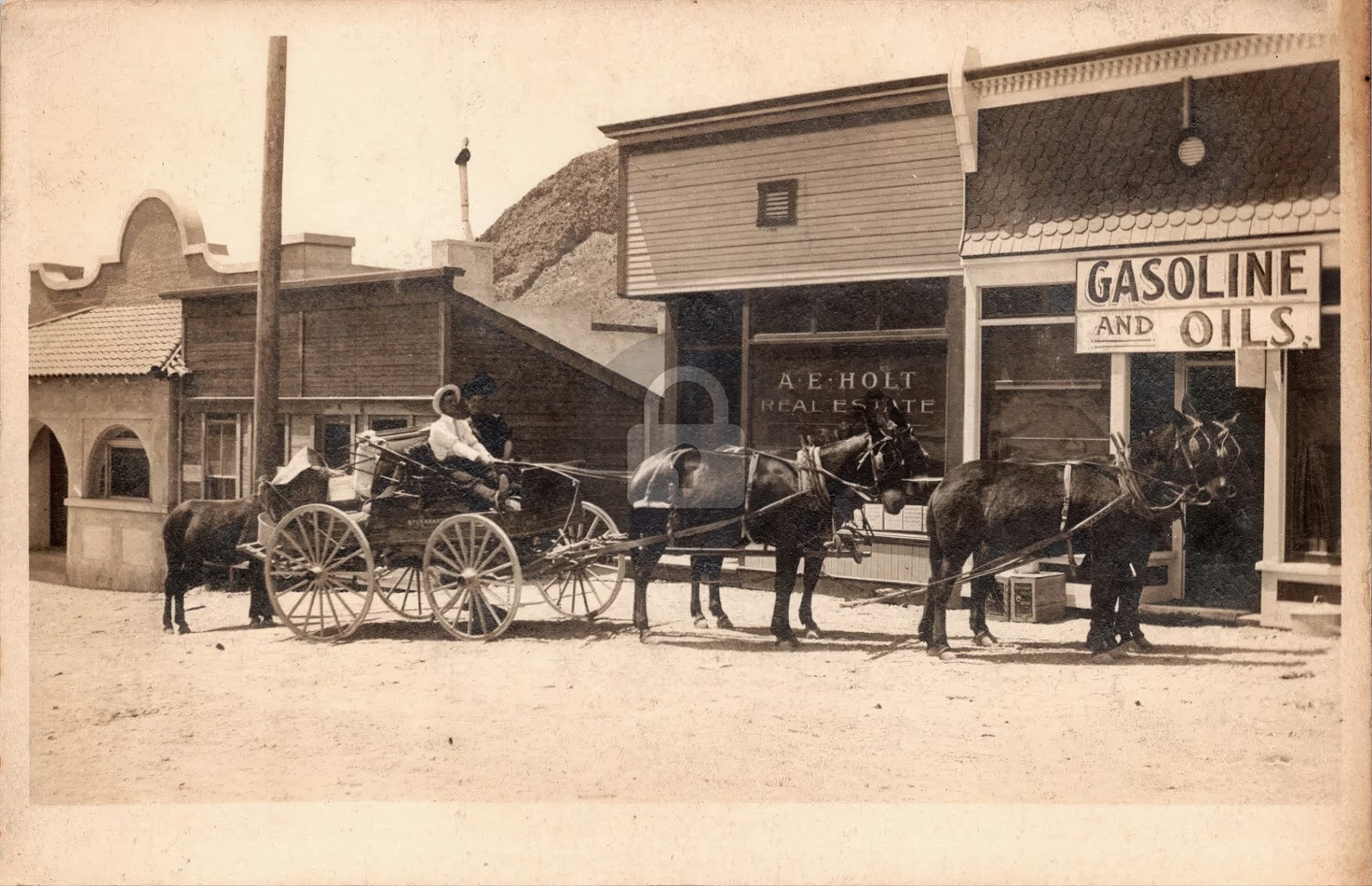 Street View Rhyolite Nevada Mining Ghost Town c1905 RPPC Photo Postcard COPY Street View Rhyolite Nevada Mining Ghost Town c1905 RPPC Photo Postcard COPY