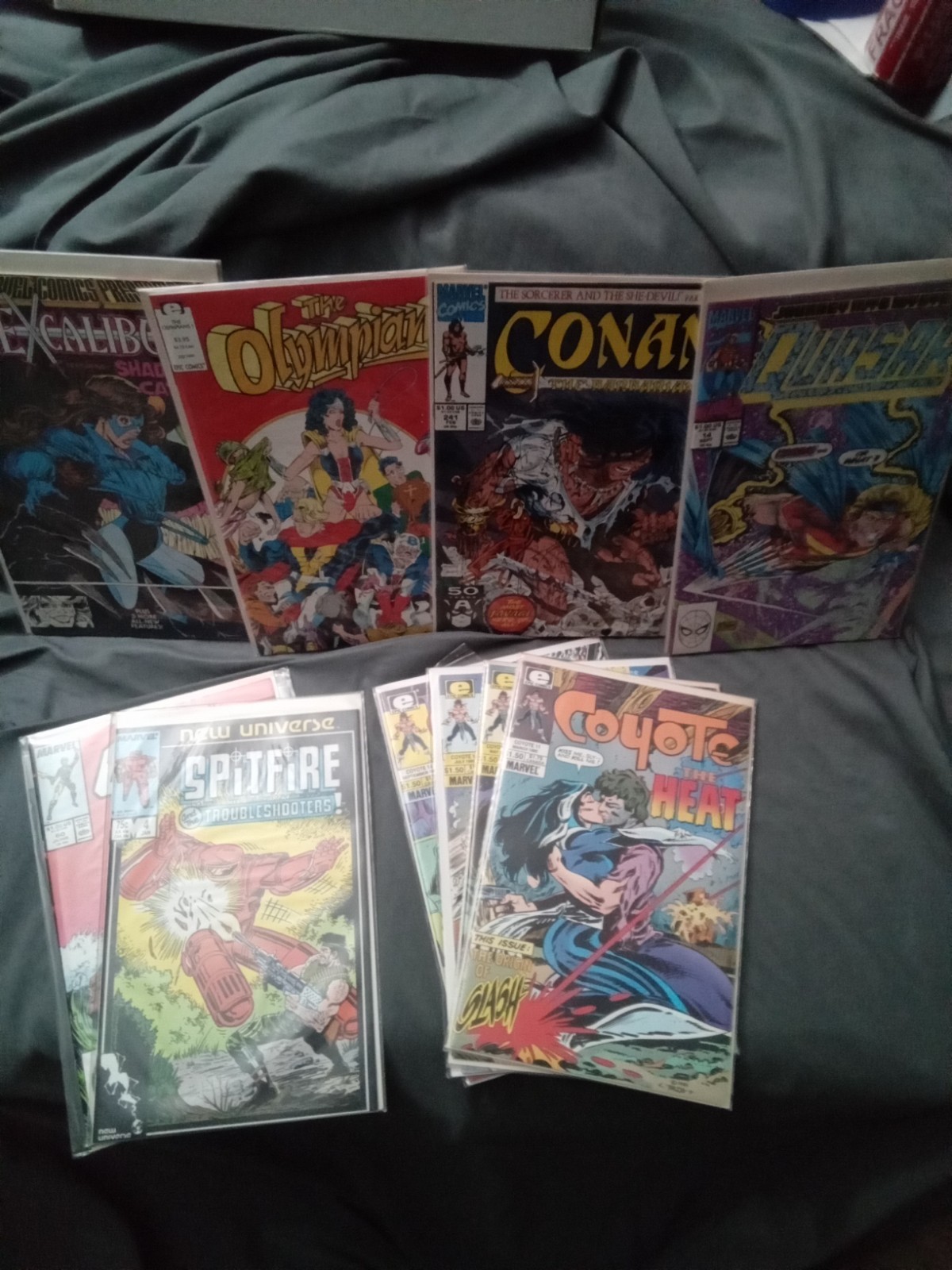 Marvel Comics Lot First Published Todd Mcfarlane, Coyote #11,12,13,14/ Conan 241