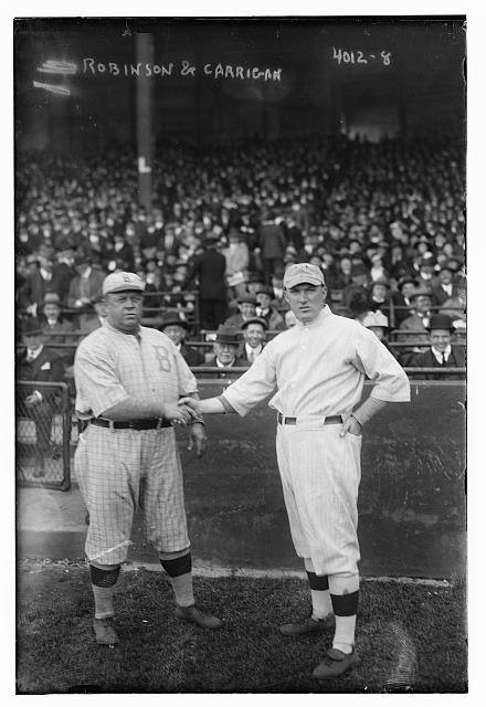 Brooklyn NY 1916 World Series Wilbert Robinson Bill Carrigan Baseball