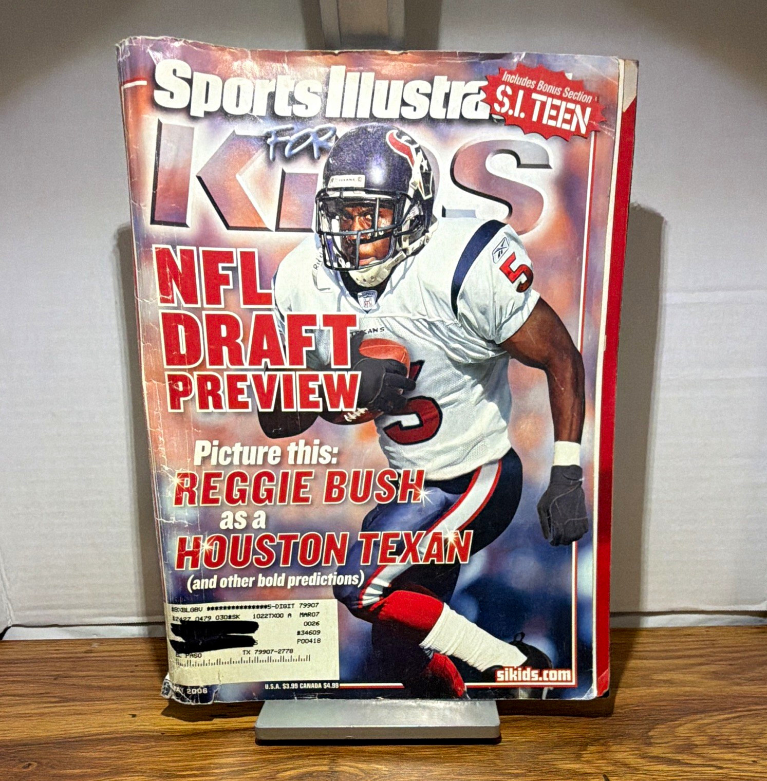 Sports Illustrated for Kids NFL Draft Preview Issue w/ Reggie Bush, Inserts