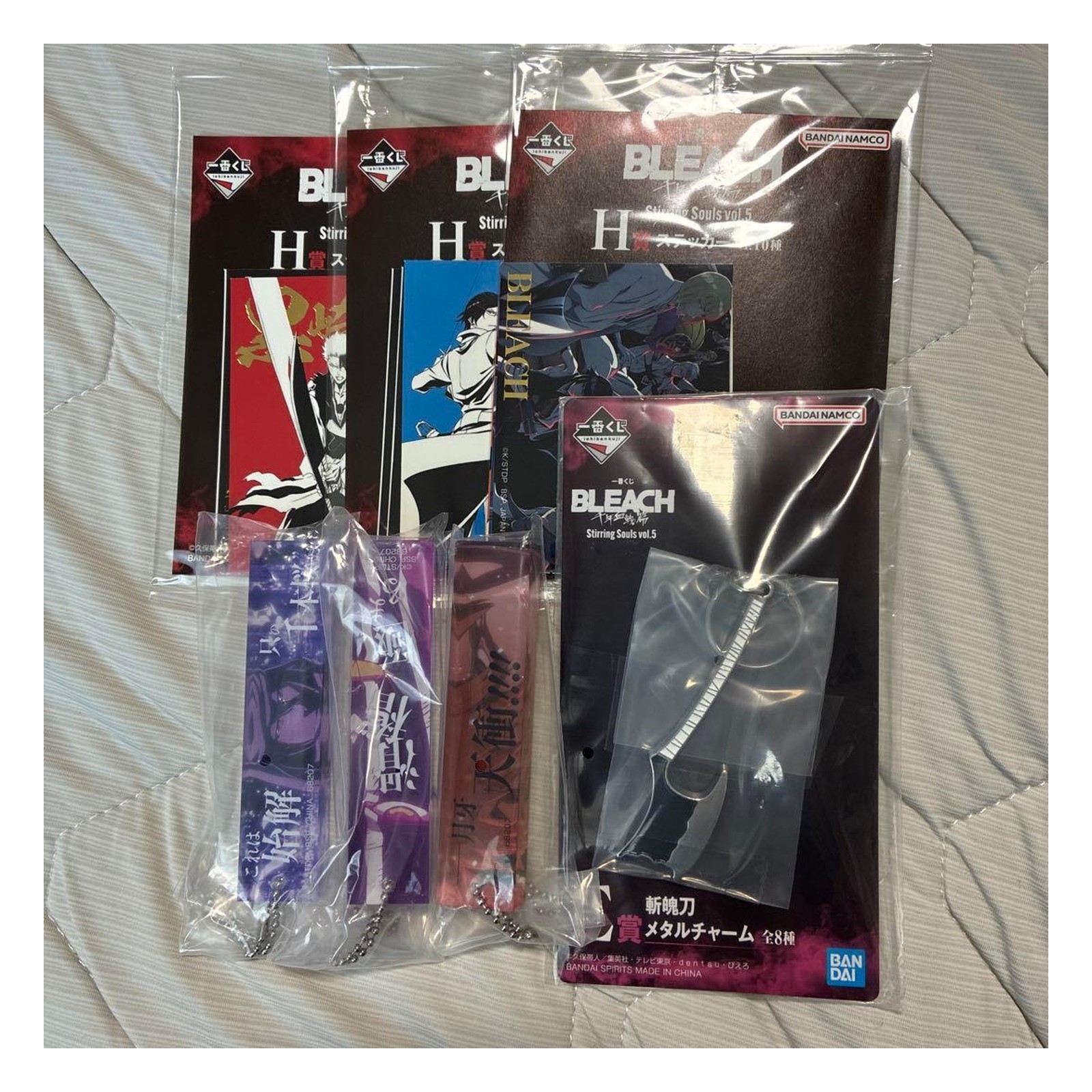 Ichiban Kuji Bleach Japan Sealed Prize H 3 F E 1 Set Figure