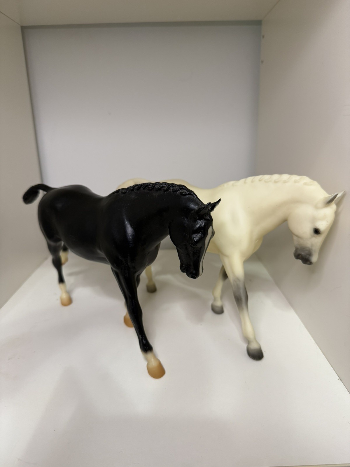 Breyer Cantering Welsh Ponies - Black and White