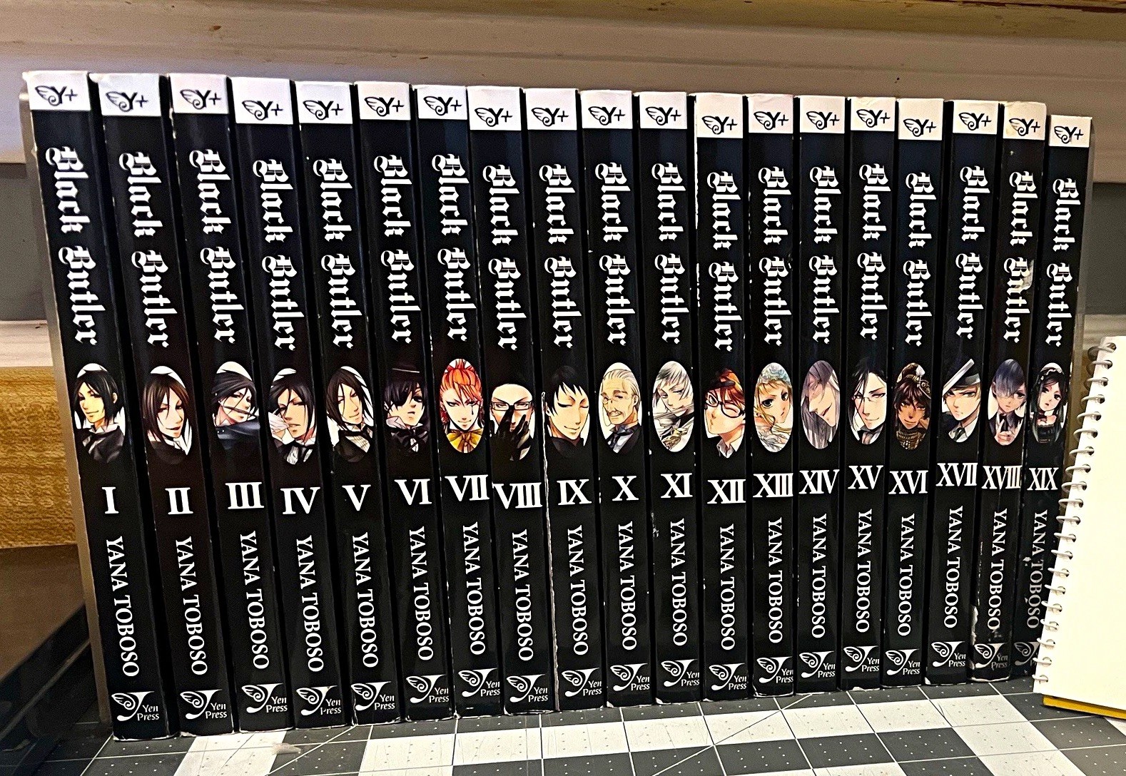 Black Butler Vol 1-19  English Manga by Yana Toboso Yen Press