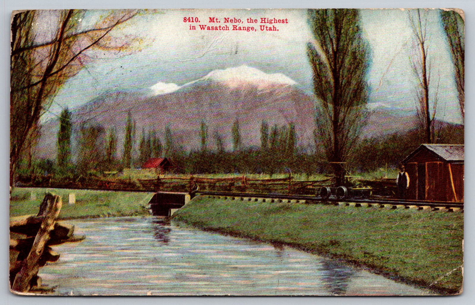 c1910s Mt Nebo Wasatch Range Utah Antique Postcard c1910s Mt Nebo Wasatch Range Utah Antique Postcard