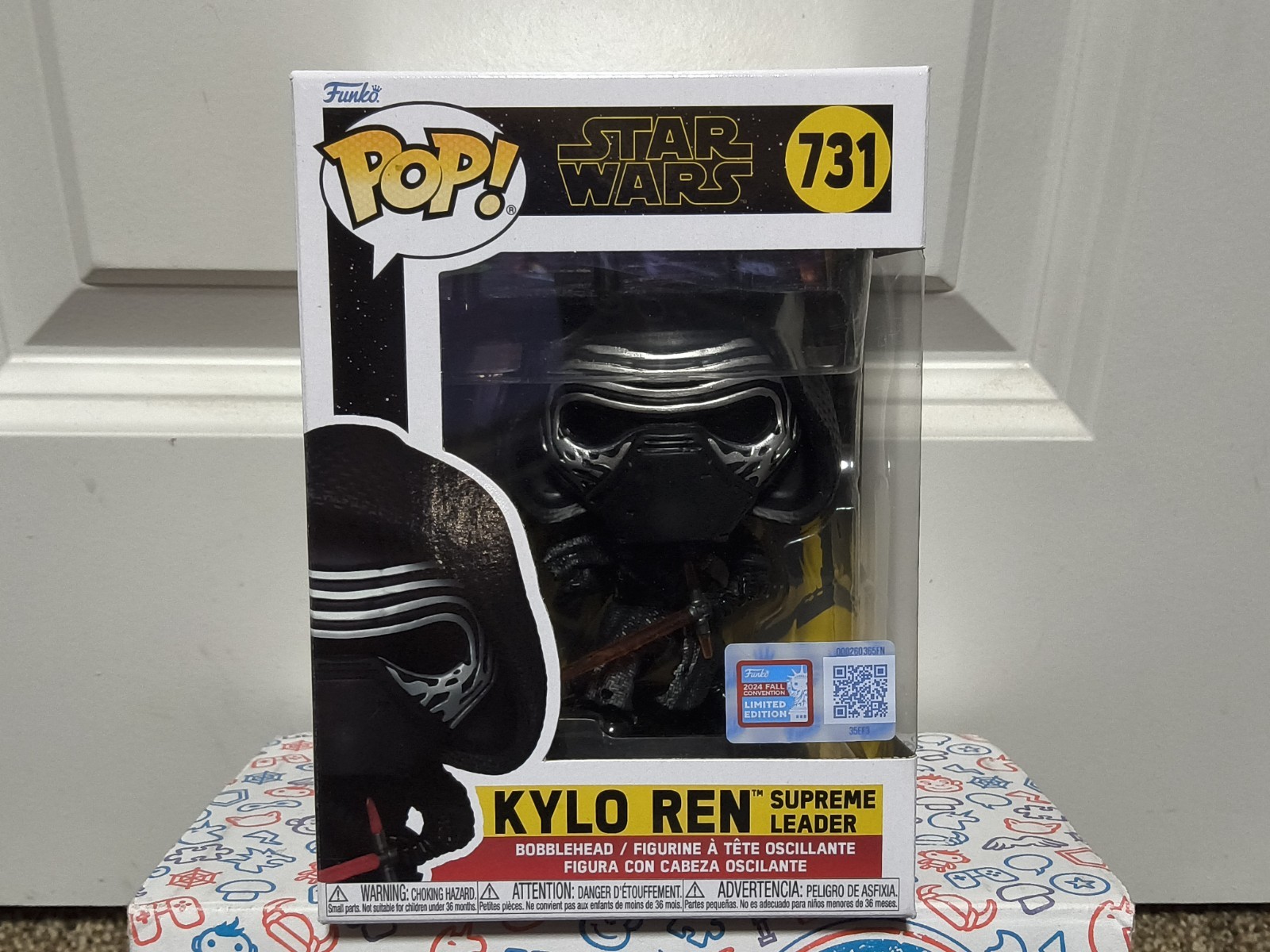Funko Pop Star Wars Kylo Ren Supreme Leader Vinyl Figure #731 2024 Fall Con