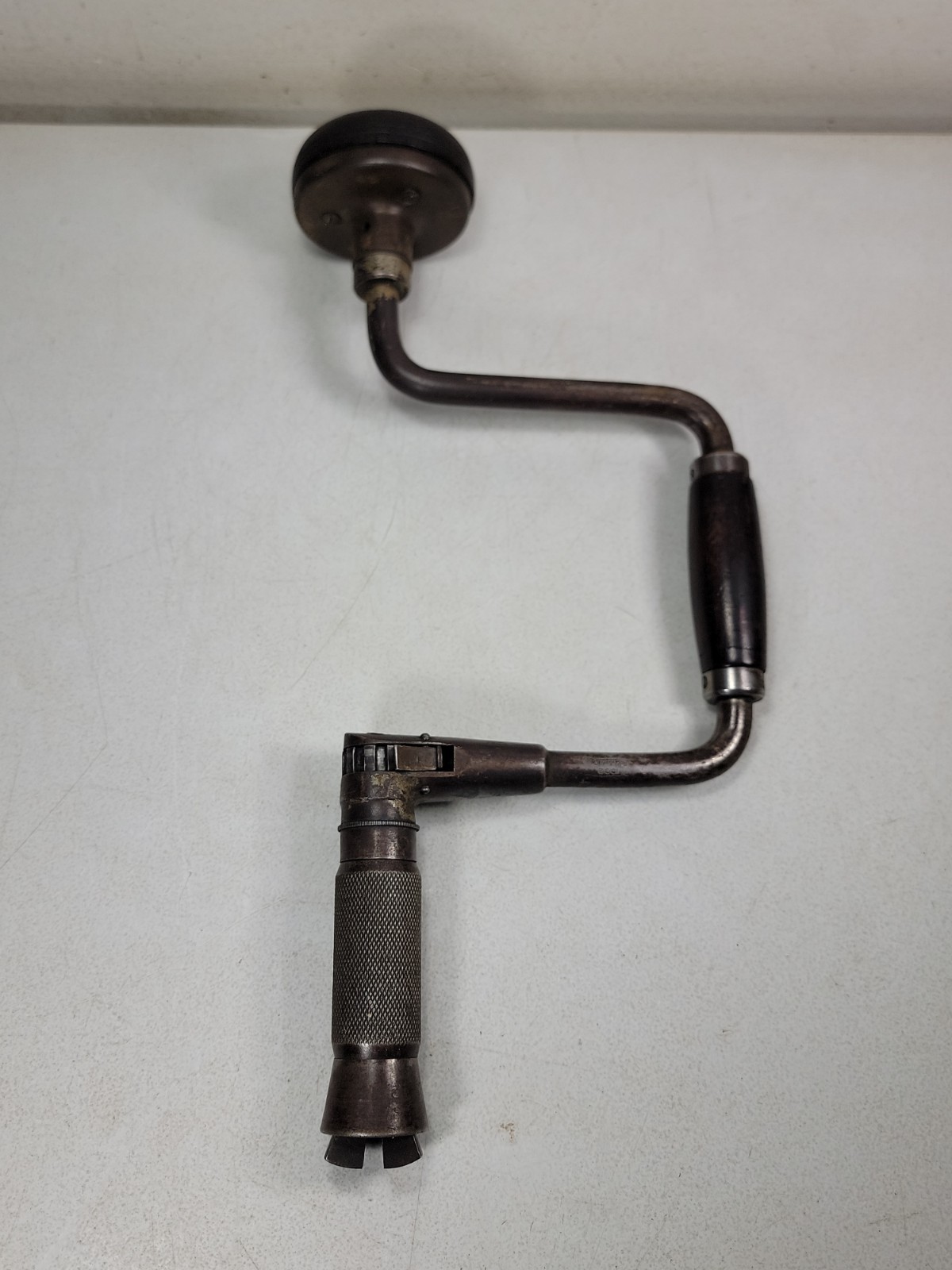 Vintage P.S. & W. Co No 1002 Bit Brace Hand Drill With 10\