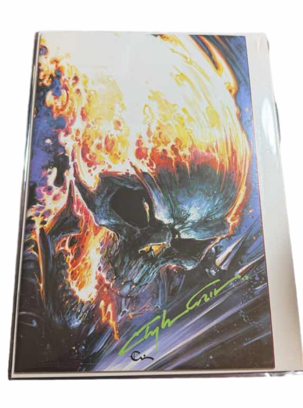 Spirits of Vengeance Clayton Crain Signed Virgin Variant with COA Spirits of Vengeance Clayton Crain Signed Virgin Variant with COA