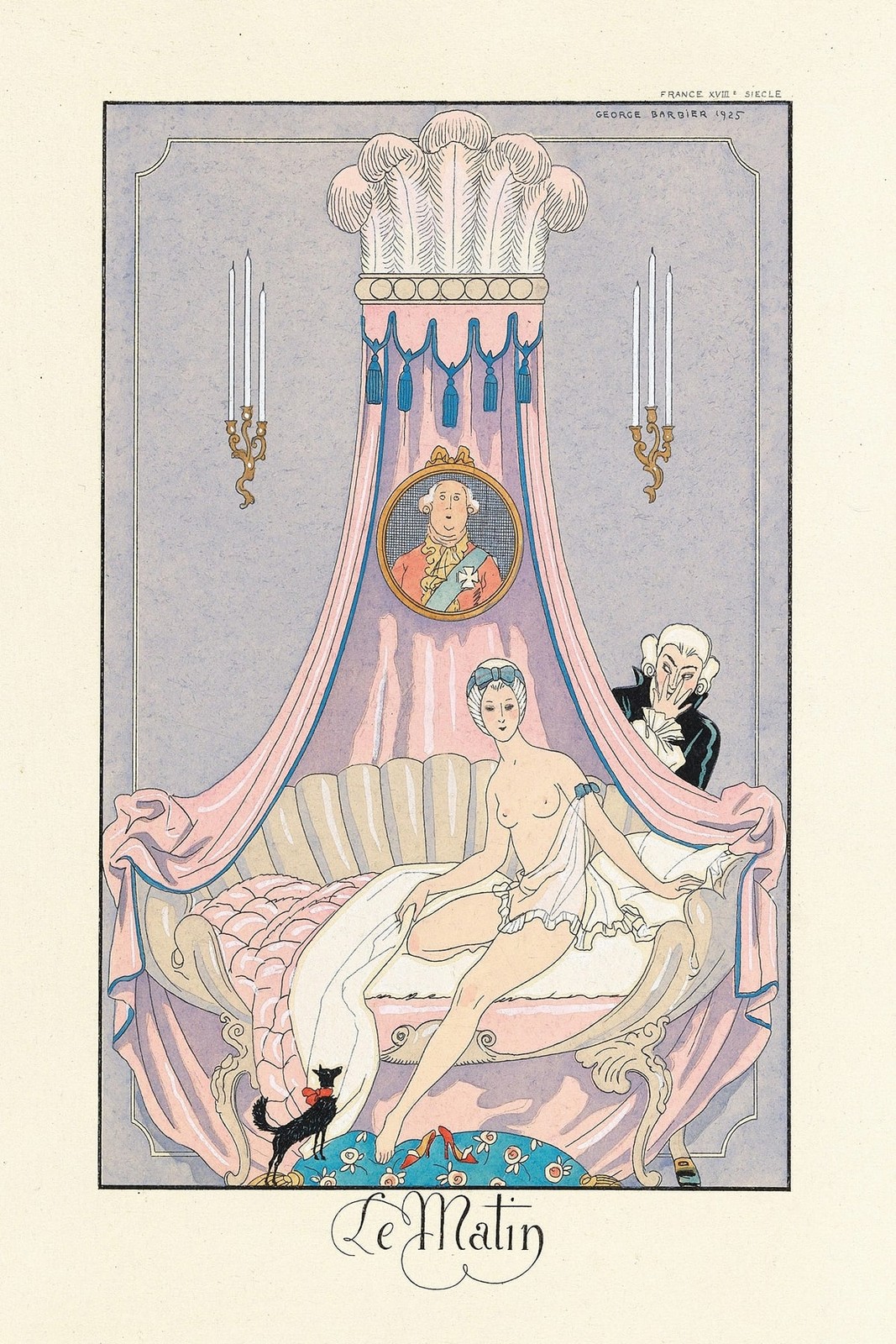Le Matin - Elegant 1925 French Art Print 🎨 24x36” - Rare Reprint 🤯💯 Le Matin - Elegant 1925 French Art Print 🎨 24x36” - Rare Reprint 🤯💯