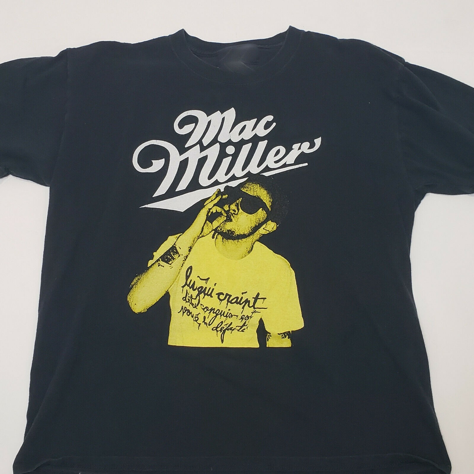 Vintage Mac Miller Rap For Fans Cotton Black All Size Unisex Tee Shirt CC475