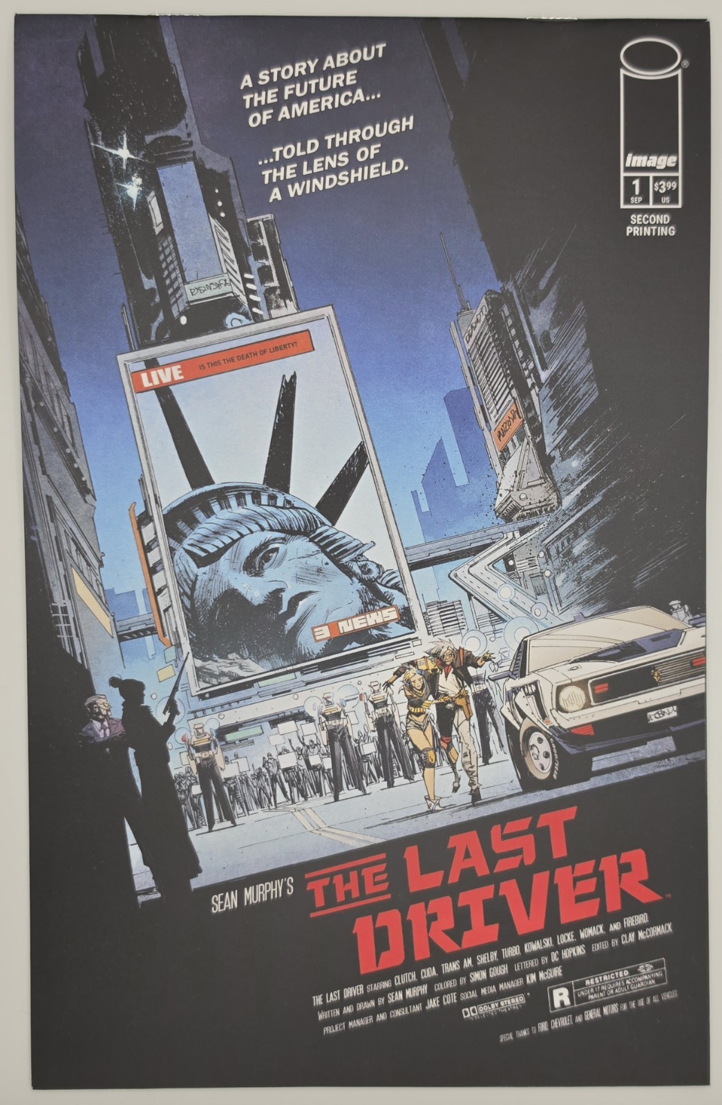 The Last Driver #1 2nd Print Escape From New York Homage - Sean Murphy NM The Last Driver #1 2nd Print Escape From New York Homage - Sean Murphy NM