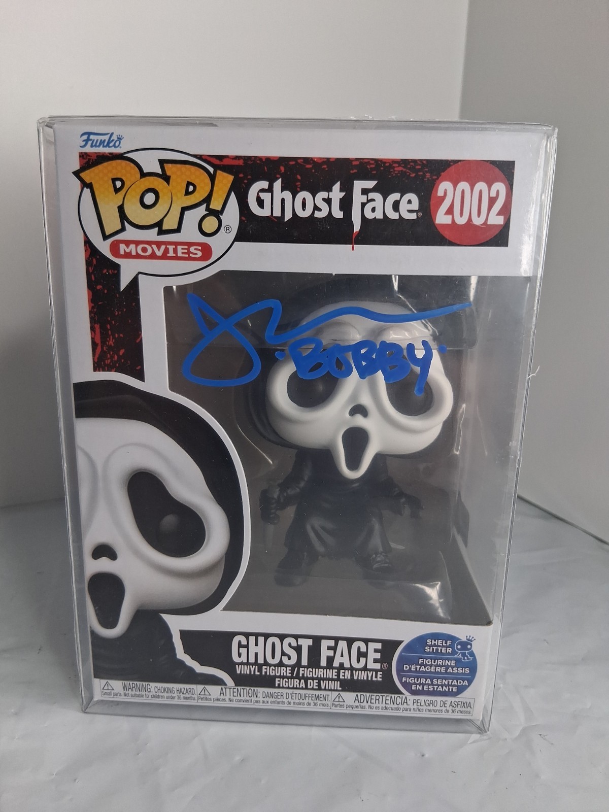 Jon Abrahams Signed Funko Pop #2002 BOBBY Scary Movie Scream GhostFace