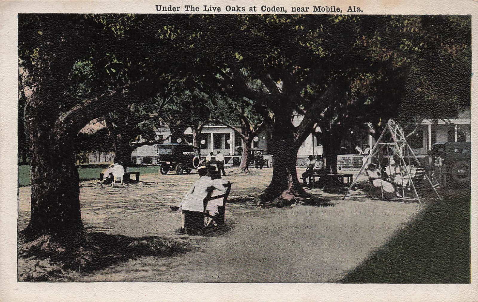 Coden Mobile Alabama Bayou la Batre Fishing Village Early 1900s Vtg Postcard 4A