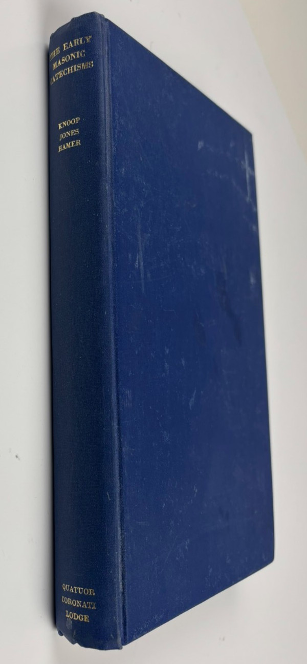 The Early Masonic Catechisms Knoop Jones Hamer Harry Carr 1975 Freemasonry