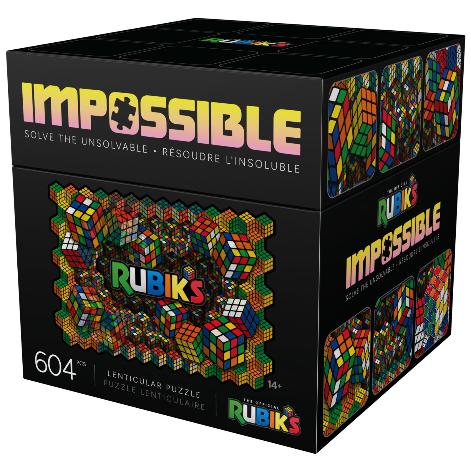 Spin Master, Rubik’s Impossible Puzzle, 500-Piece Lenticular Puzzle, Ages 12+