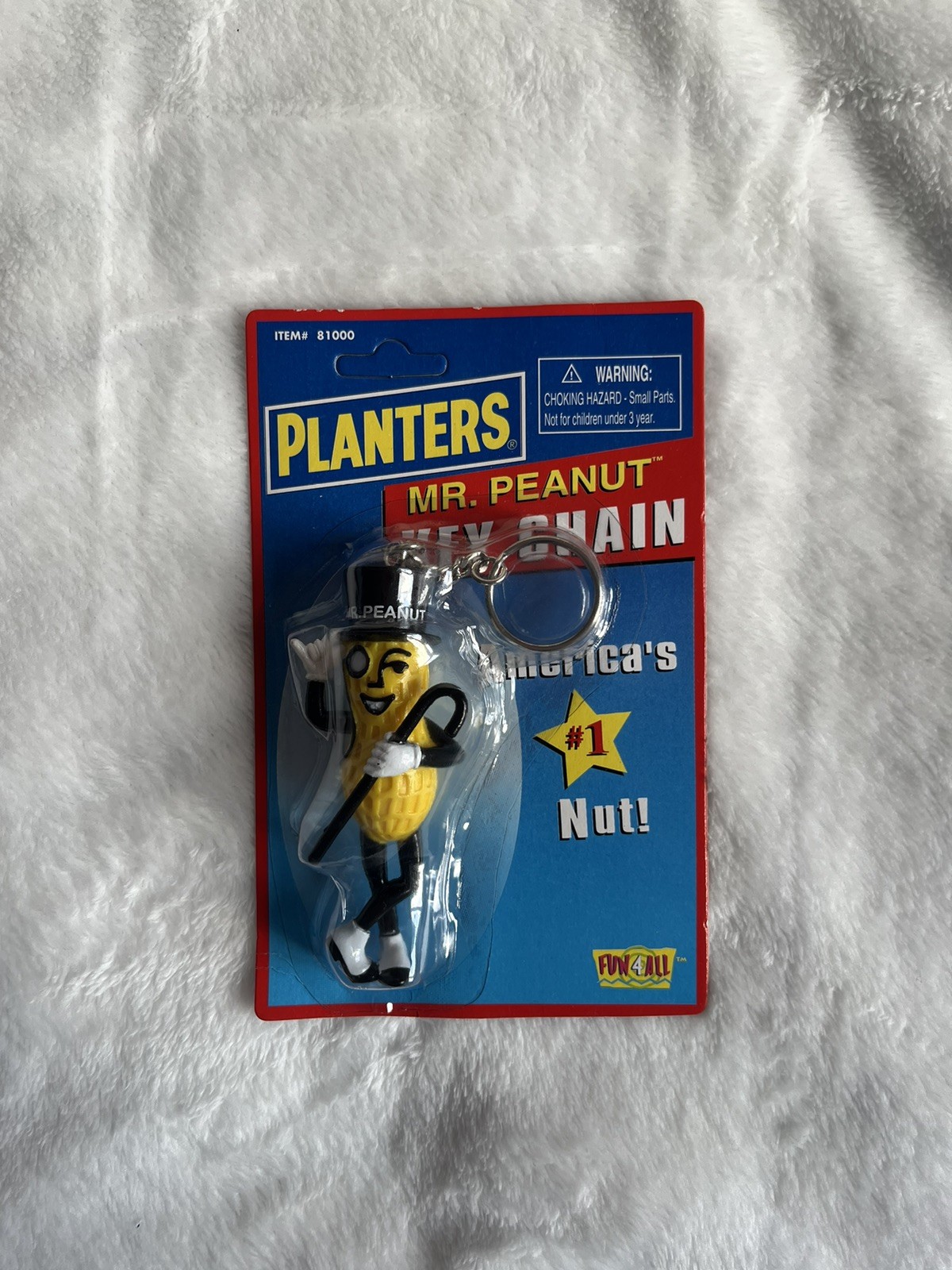 Fun 4 All NRFB Planters Mr. Peanut Keychain