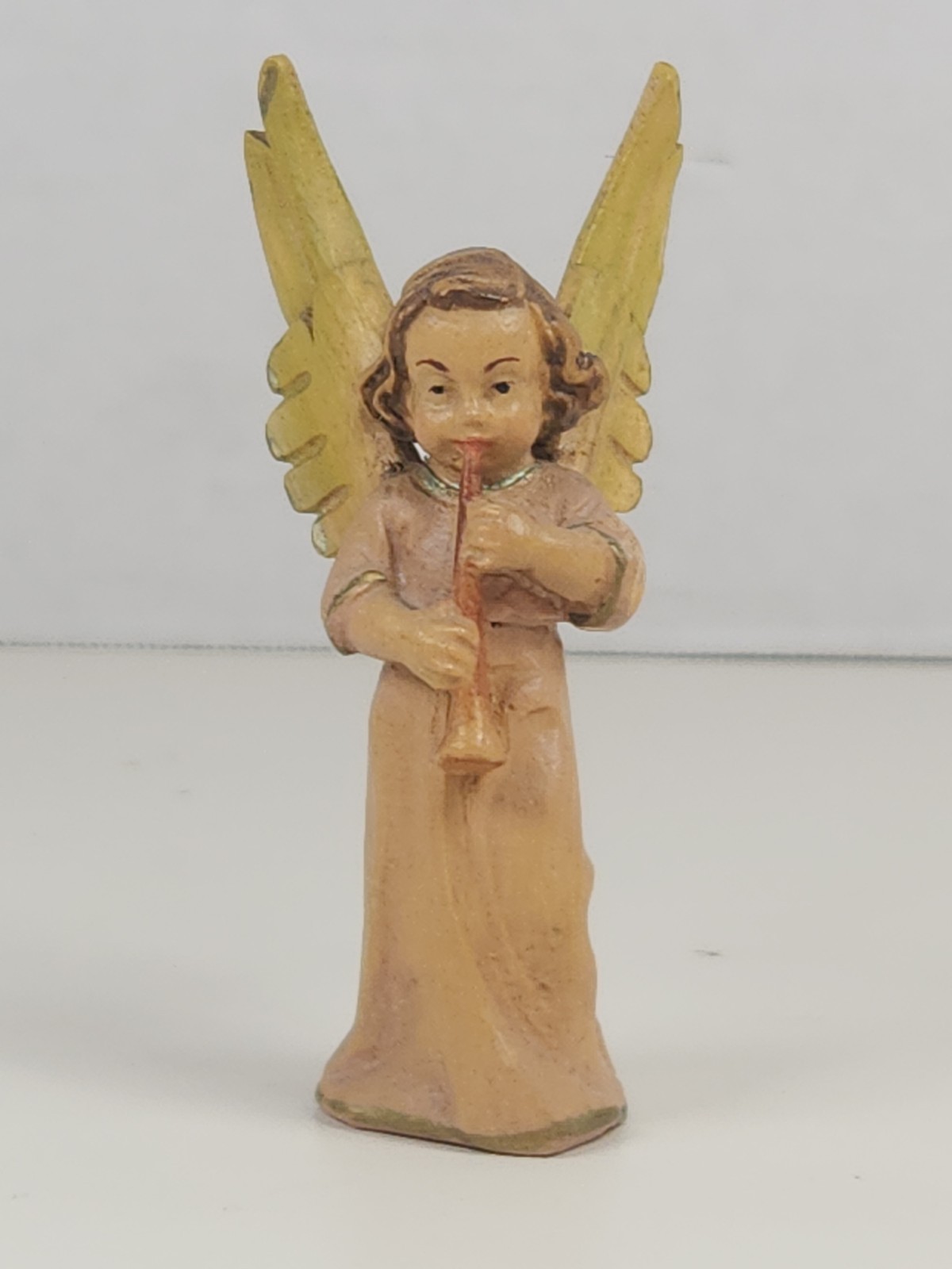 Anri  Wood Carved Angel Italy Vintage Christmas Religious