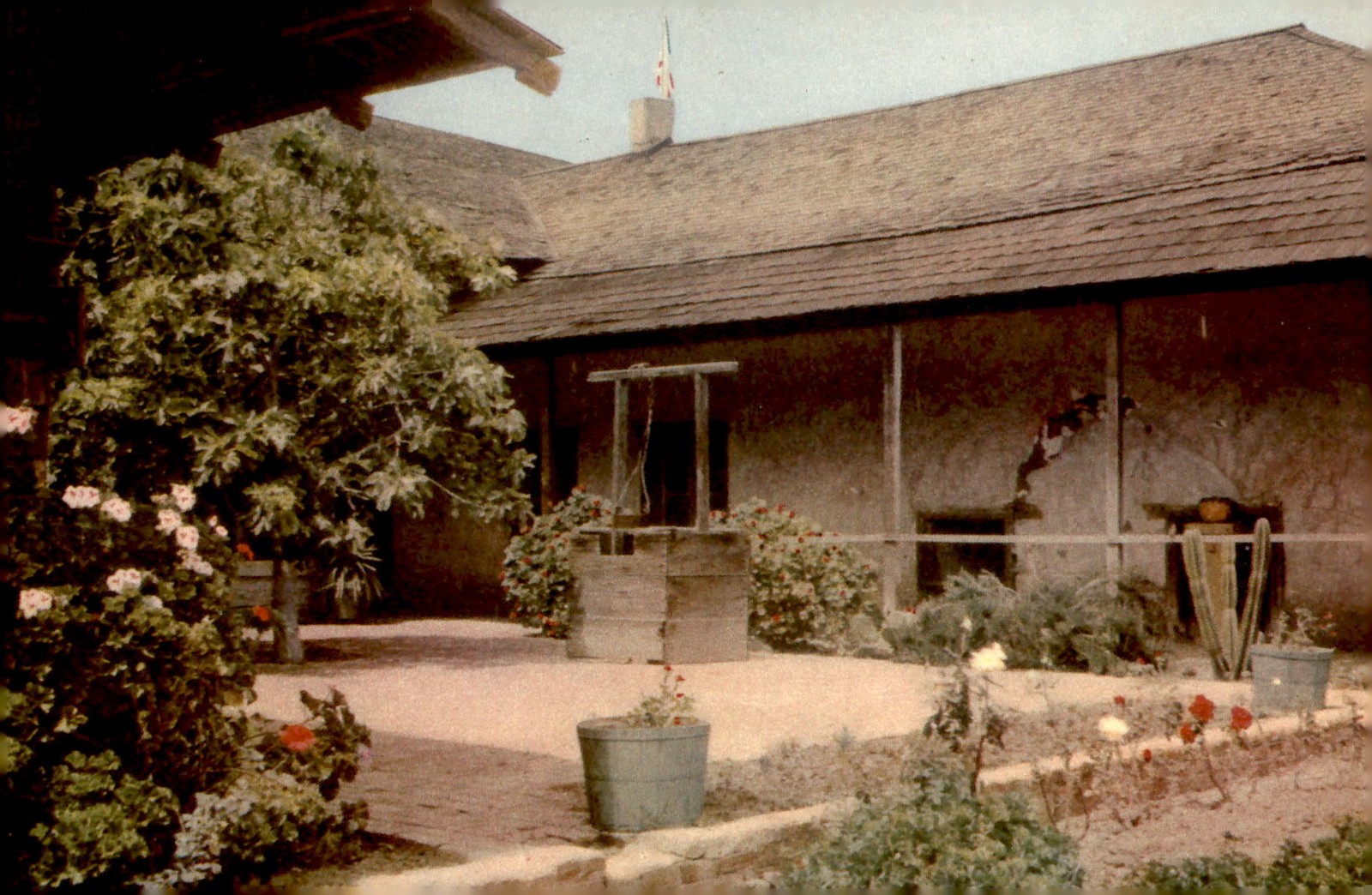 Pio Pico Adobe, 1826, Last Mexican Governor of California Postcard