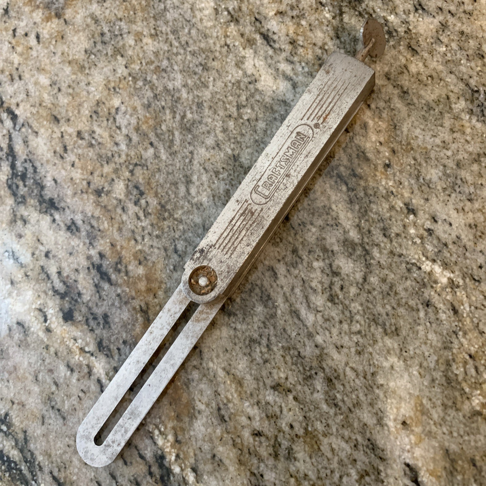 Vintage Craftsman 8” Sliding T Bevel Square Gauge USA Stainless Steel Great Tool