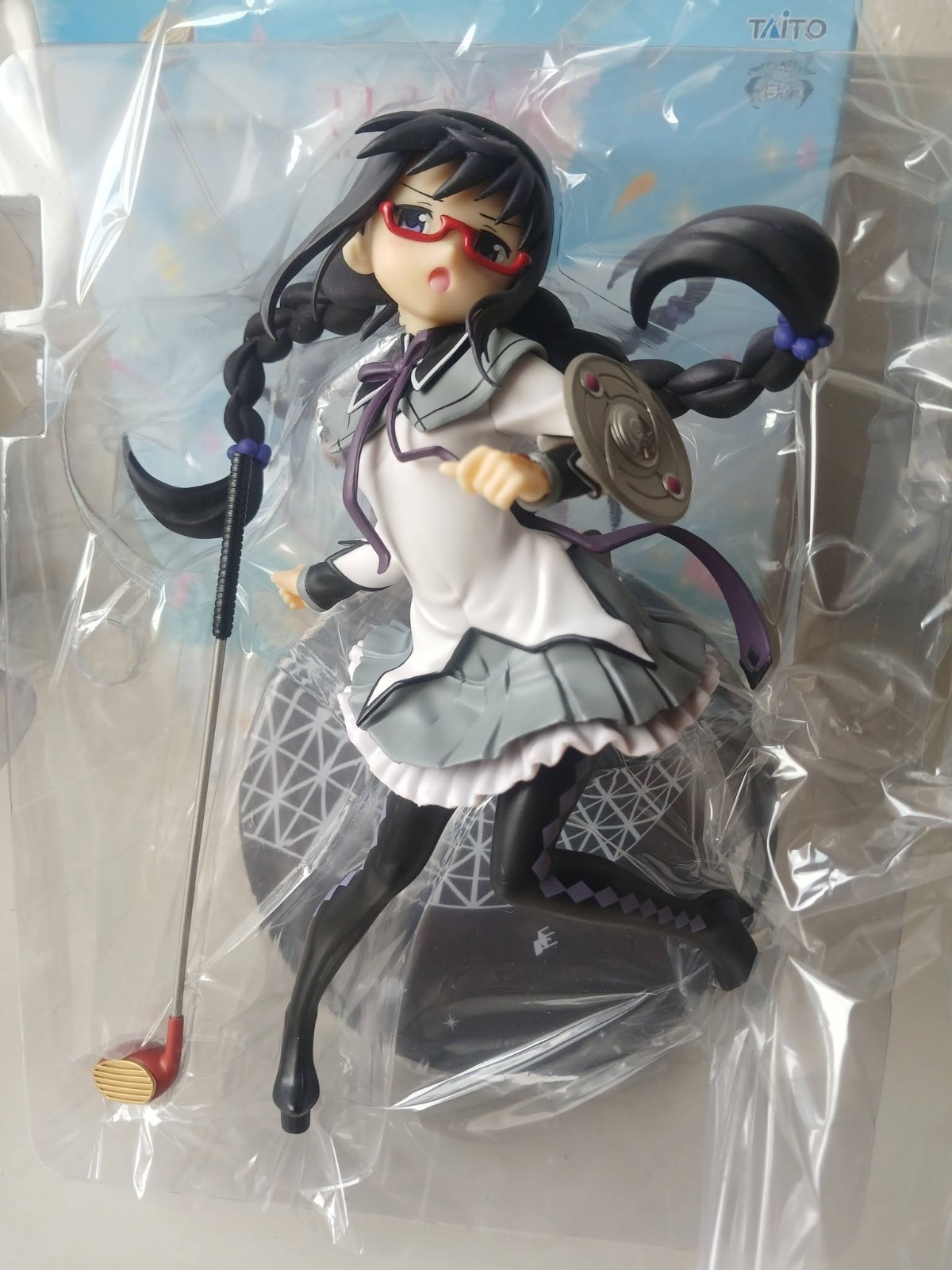 Puella Magi Madoka Magica Homura Akemi Glasses ver. Figure Model Taito