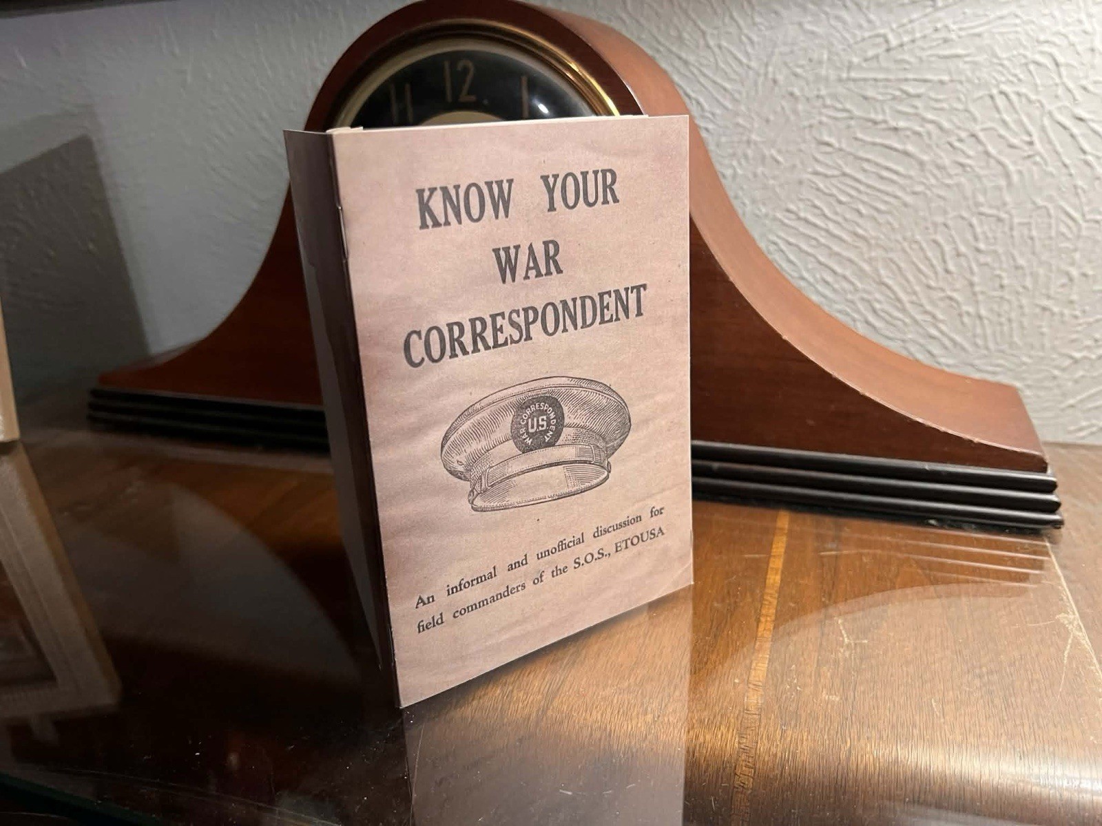 Know Your War Correspondent WW2 pamphlet REPRINT 5/1944