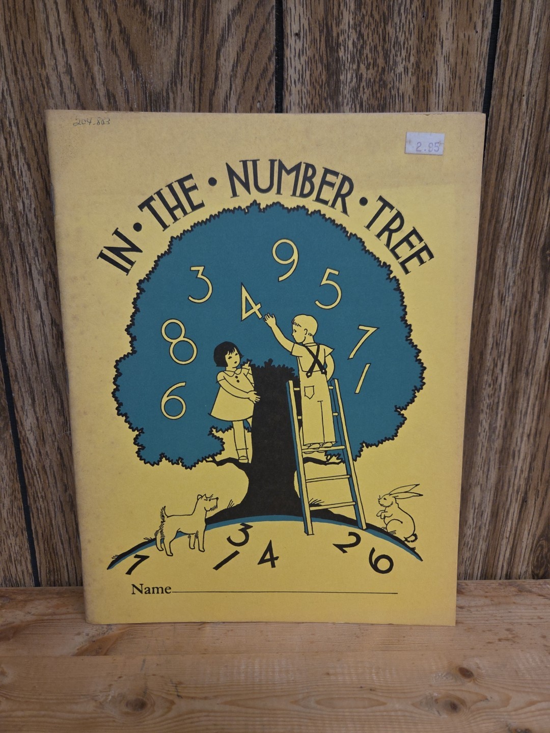 Vintage UNUSED School Book-1967 In The Number Tree-1st Grade Workbook