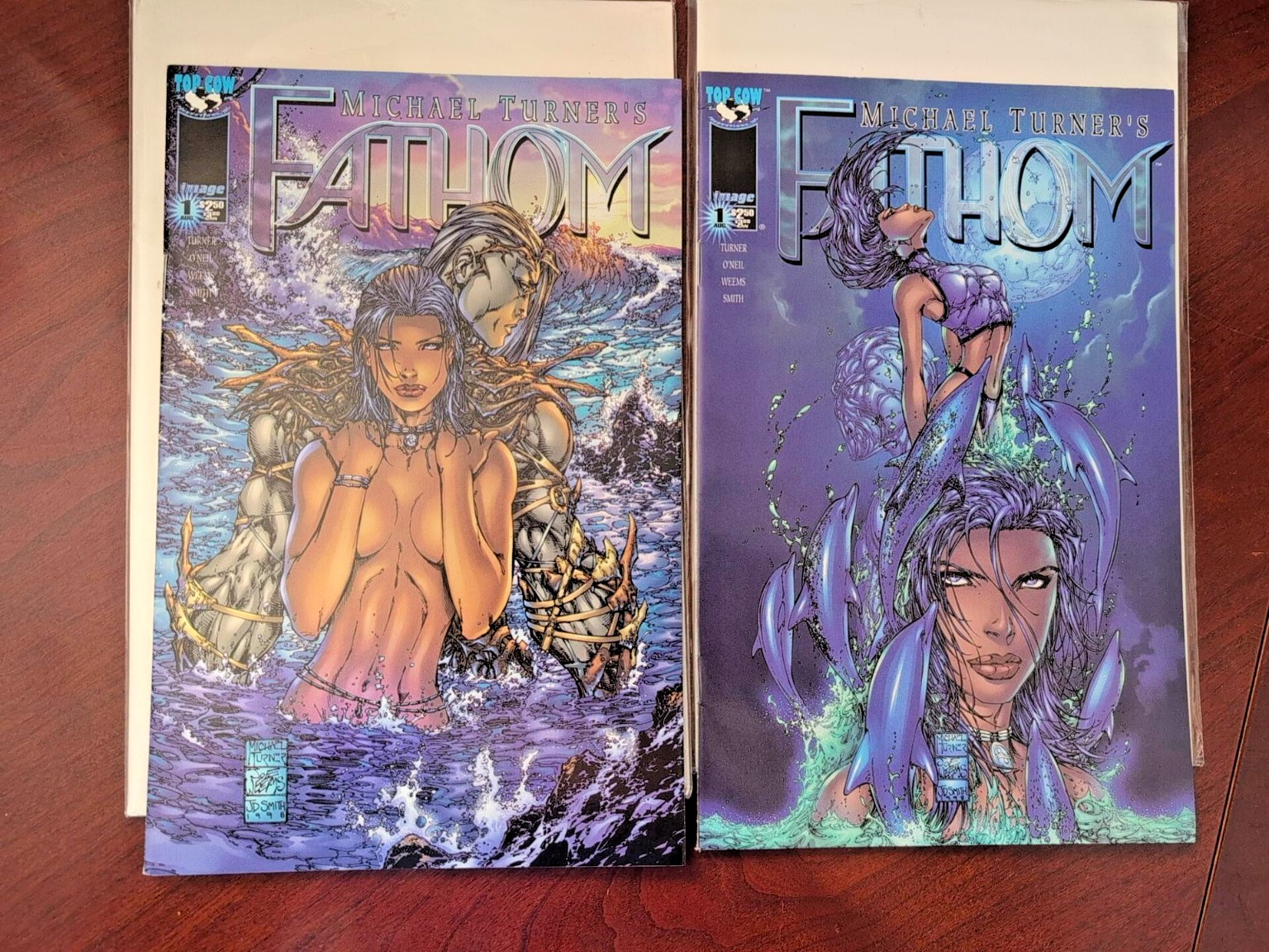 1998 Michael Turner\'s FATHOM #1/2, #0, #1 to #14 complete series - Top Cow VF/NM