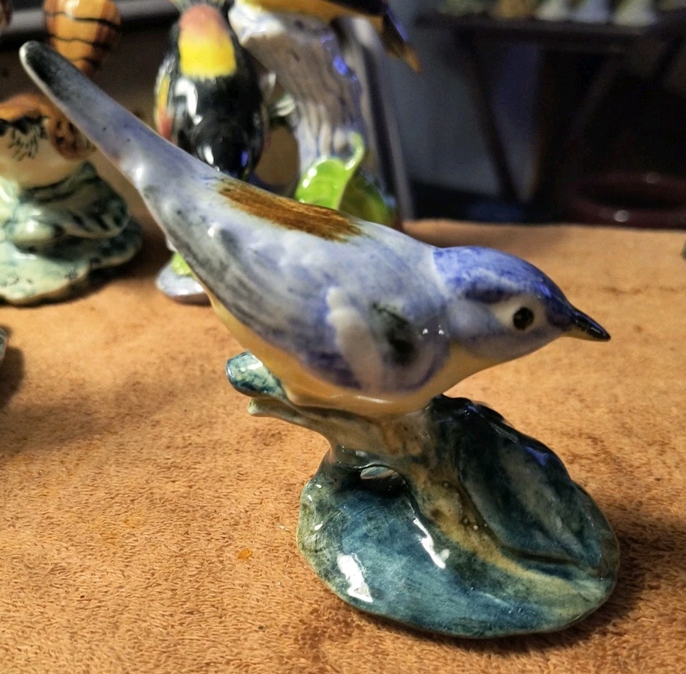 Vintage Stangl Pottery Parula Warbler Bird Figurine 3583 No Damage Vintage Stangl Pottery Parula Warbler Bird Figurine 3583 No Damage