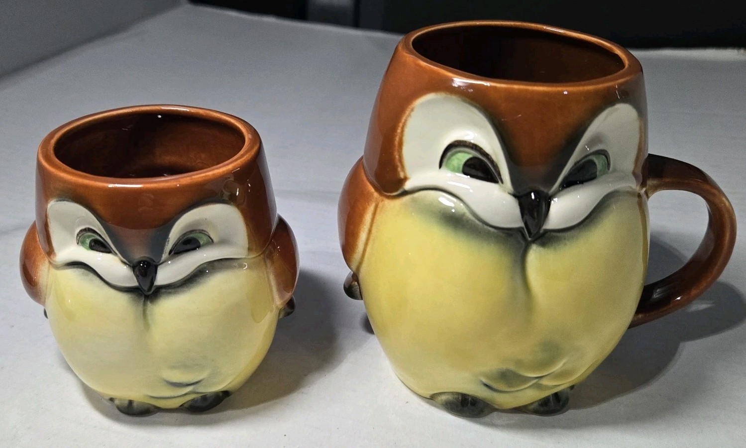 Vtg HTF Set Goebel Owl Mug & Open Sugar Cup W. Germany