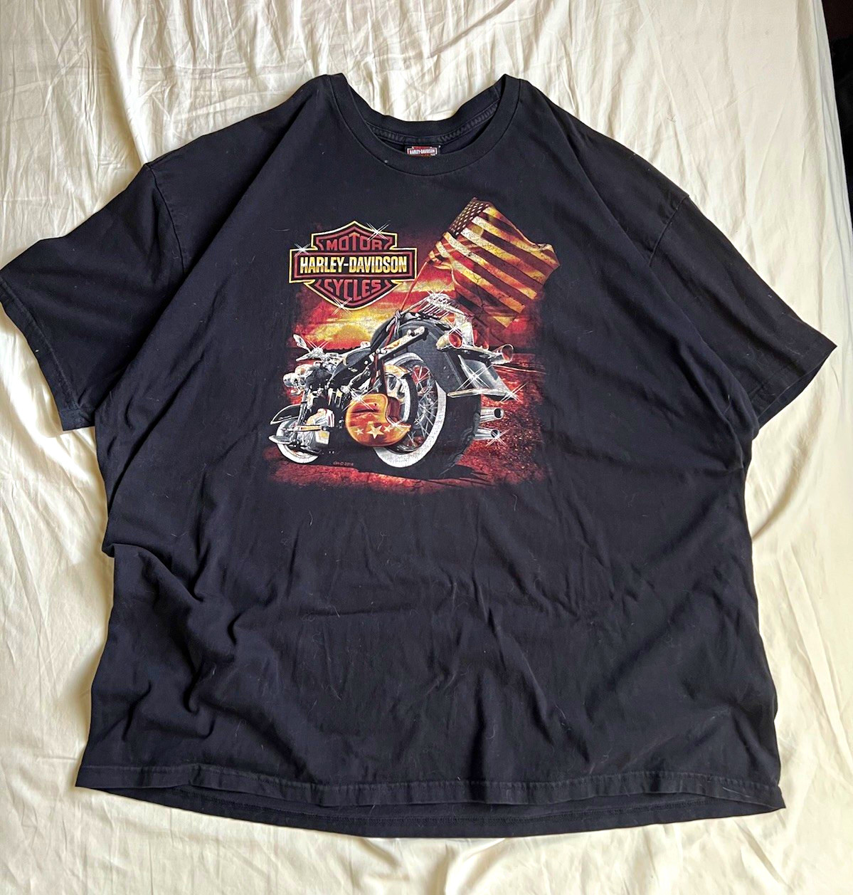 Harley-Davidson Palm Springs California Black Graphic T-Shirt