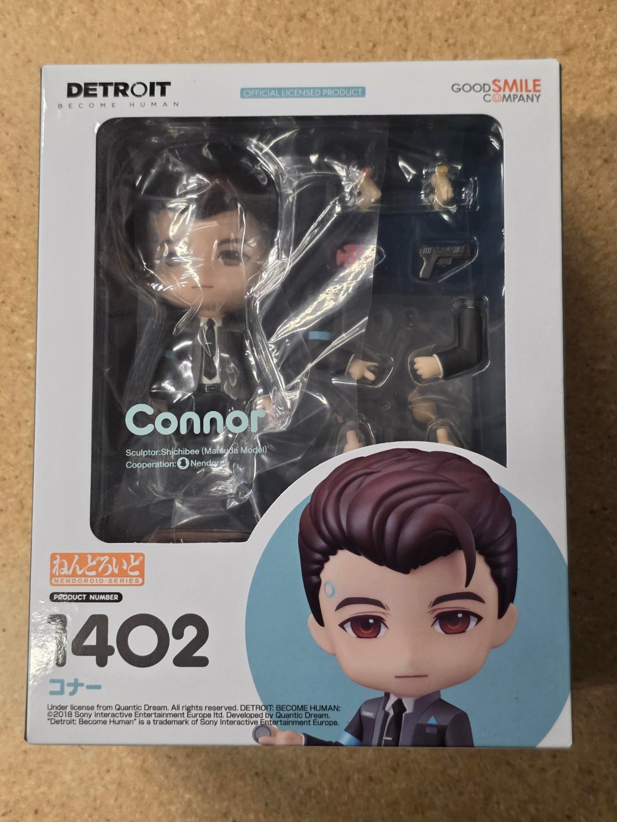 Nendoroid Connor 1402 Detroit: Become Human Good Smile Ships from US Authentic