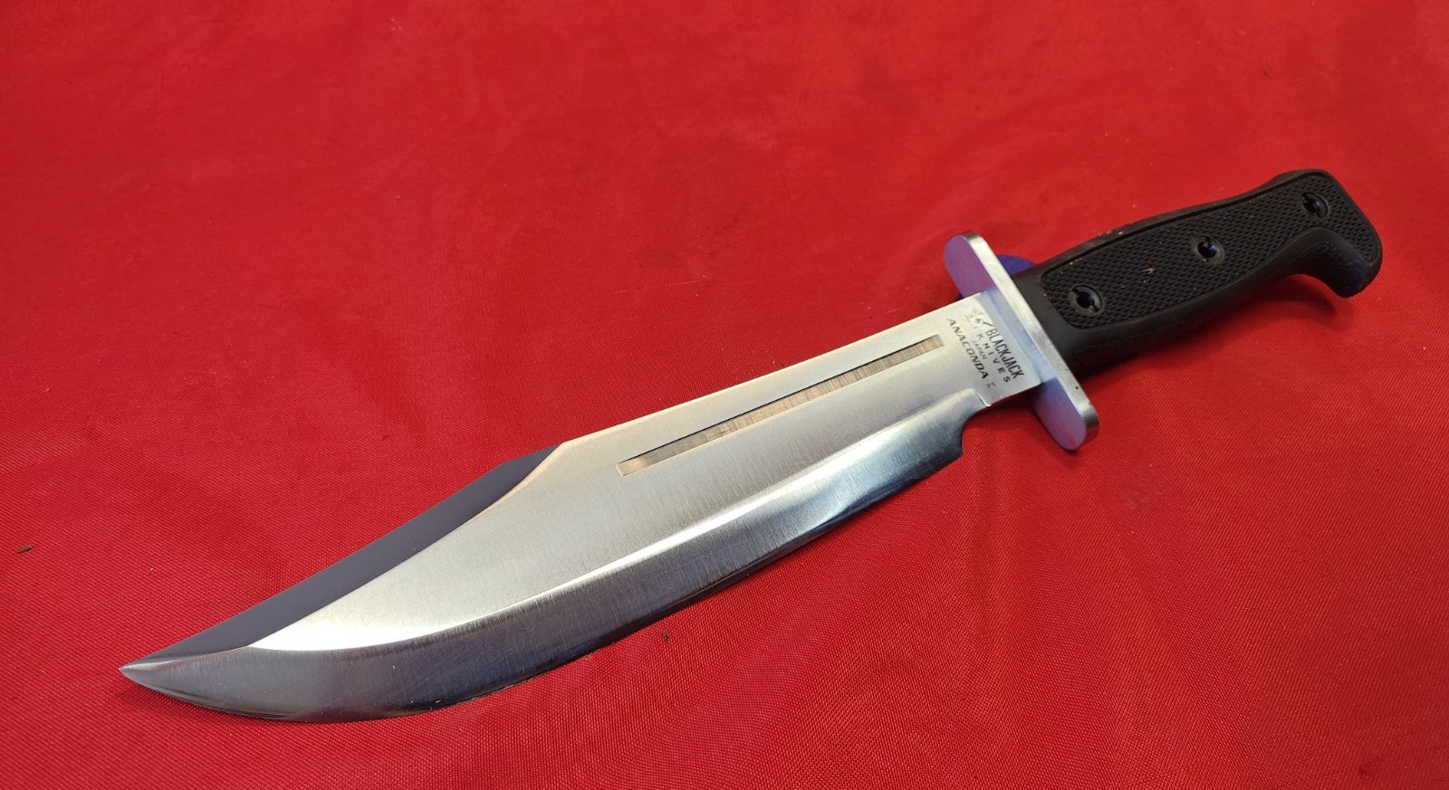 OBO VERY RARE MINT VINTAGE BLACKJACK ANACONDA 2 Japan made W/T sheath