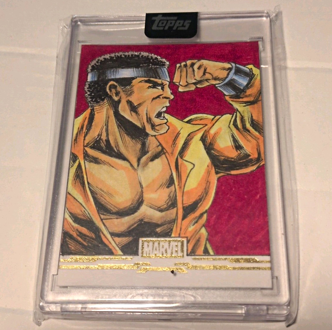 Topps Marvel Mint 2026 Original Sketch Hard Signed 1/1 Lou Cain Dan Borgonos 