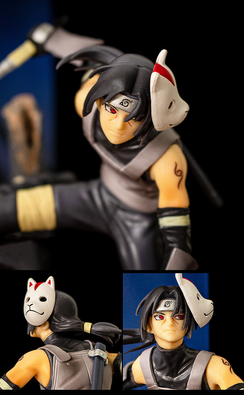 Naruto Shippuden Itachi Uchiha Anbu Ver PVC Action Figure Toys Statue Figurine
