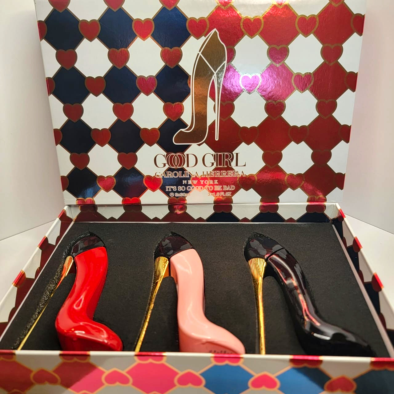 Carolina Herrera Good Girl Mini Perfume Set 3 High Heel Bottles