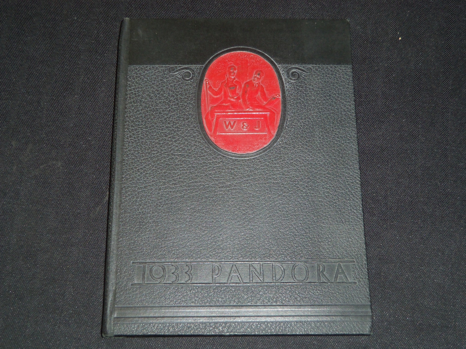 1933 PANDORA WASHINGTON AND JEFFERSON COLLEGE YEARBOOK - PENNSYLVANIA - YB 1898