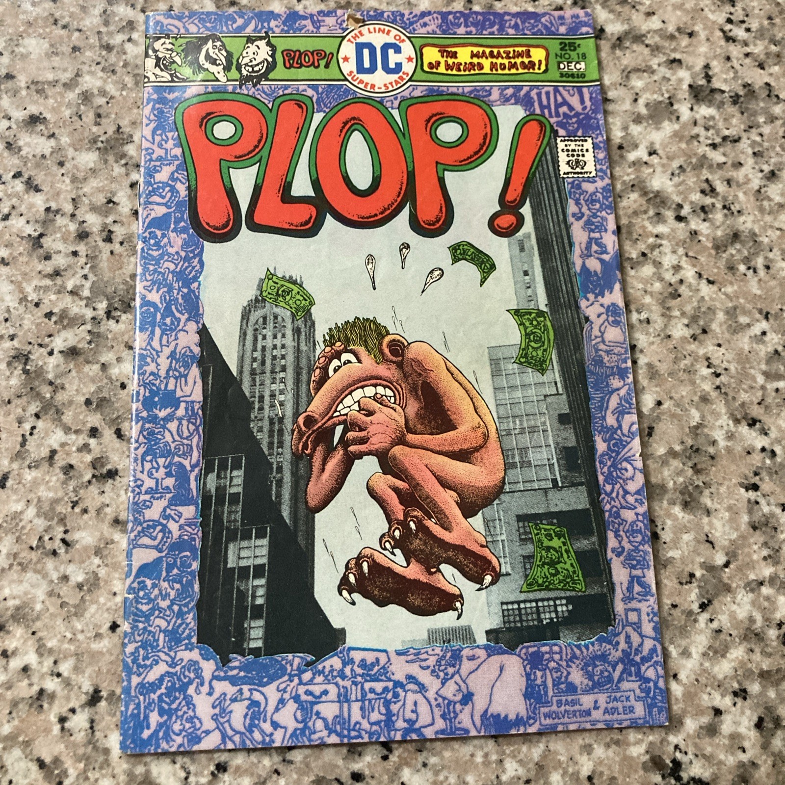 PLOP #18 “Fictional Characters” The Magazine of Weird Humor DC Comic 1975