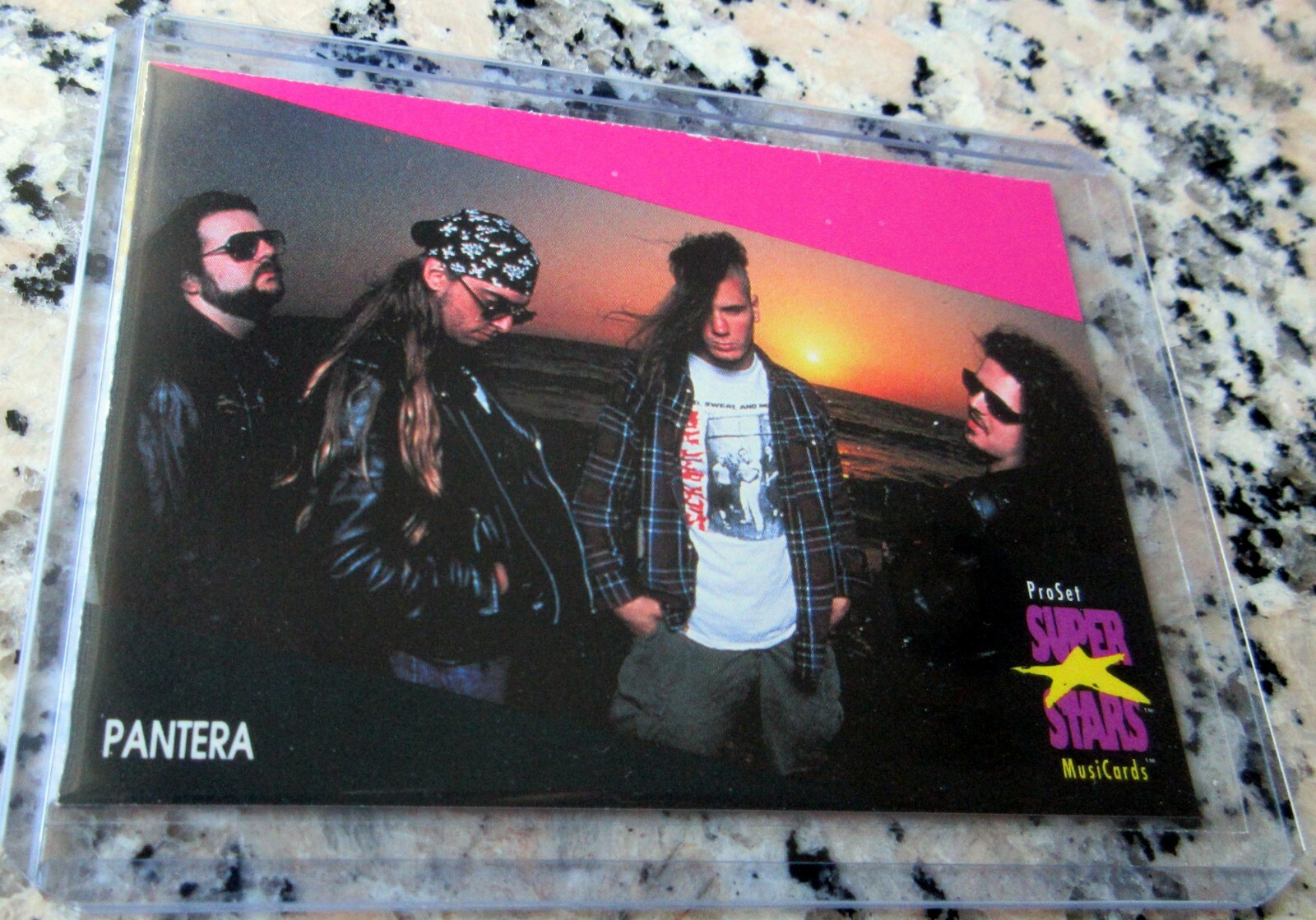 PANTERA 1991 Pro Set RARE Music Card Phil Anselmo Dimebag Darrell Vinnie Paul $