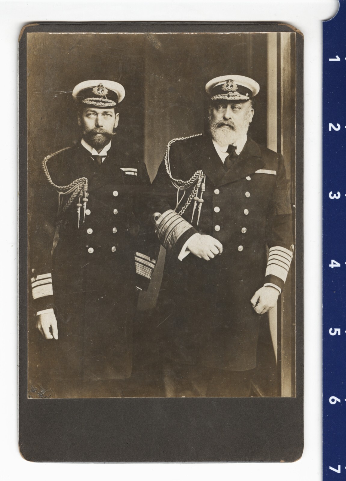 1910 King George V & King Edward VII Cabinet Photograph by James Russell & Sons