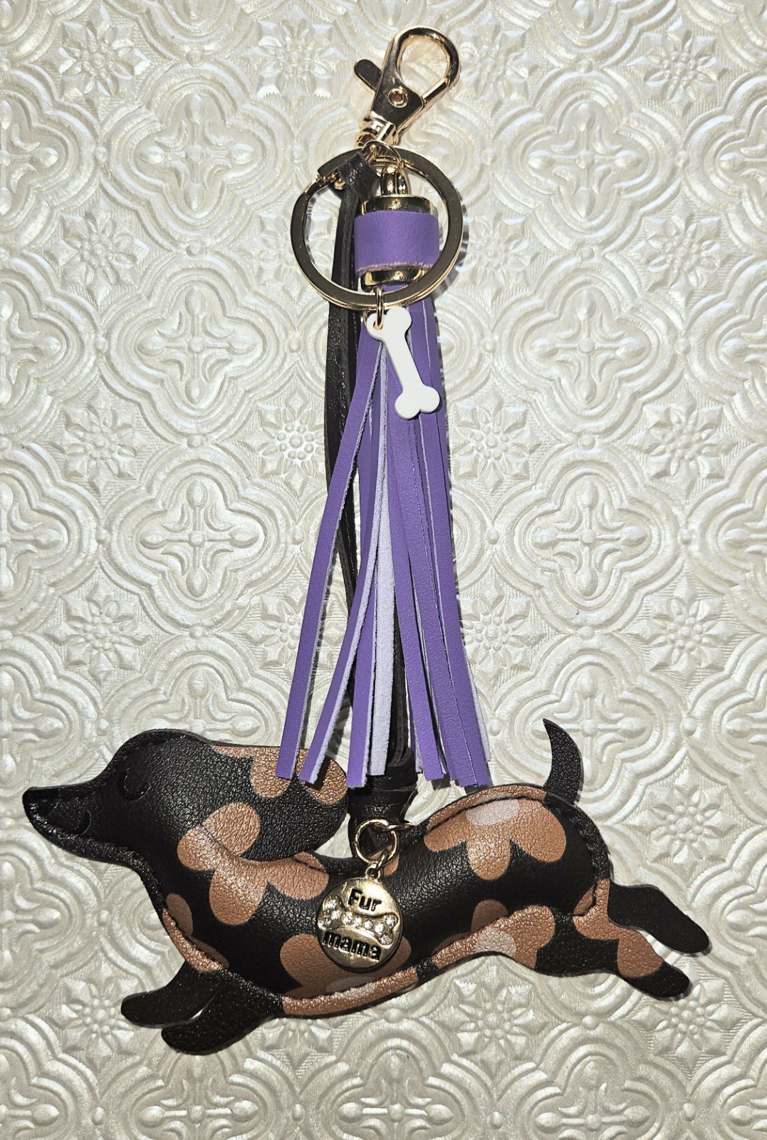 Dachshund Doxie Puppy Dog Keychain Purse Charm Backpack Clip Dachshund Doxie Puppy Dog Keychain Purse Charm Backpack Clip
